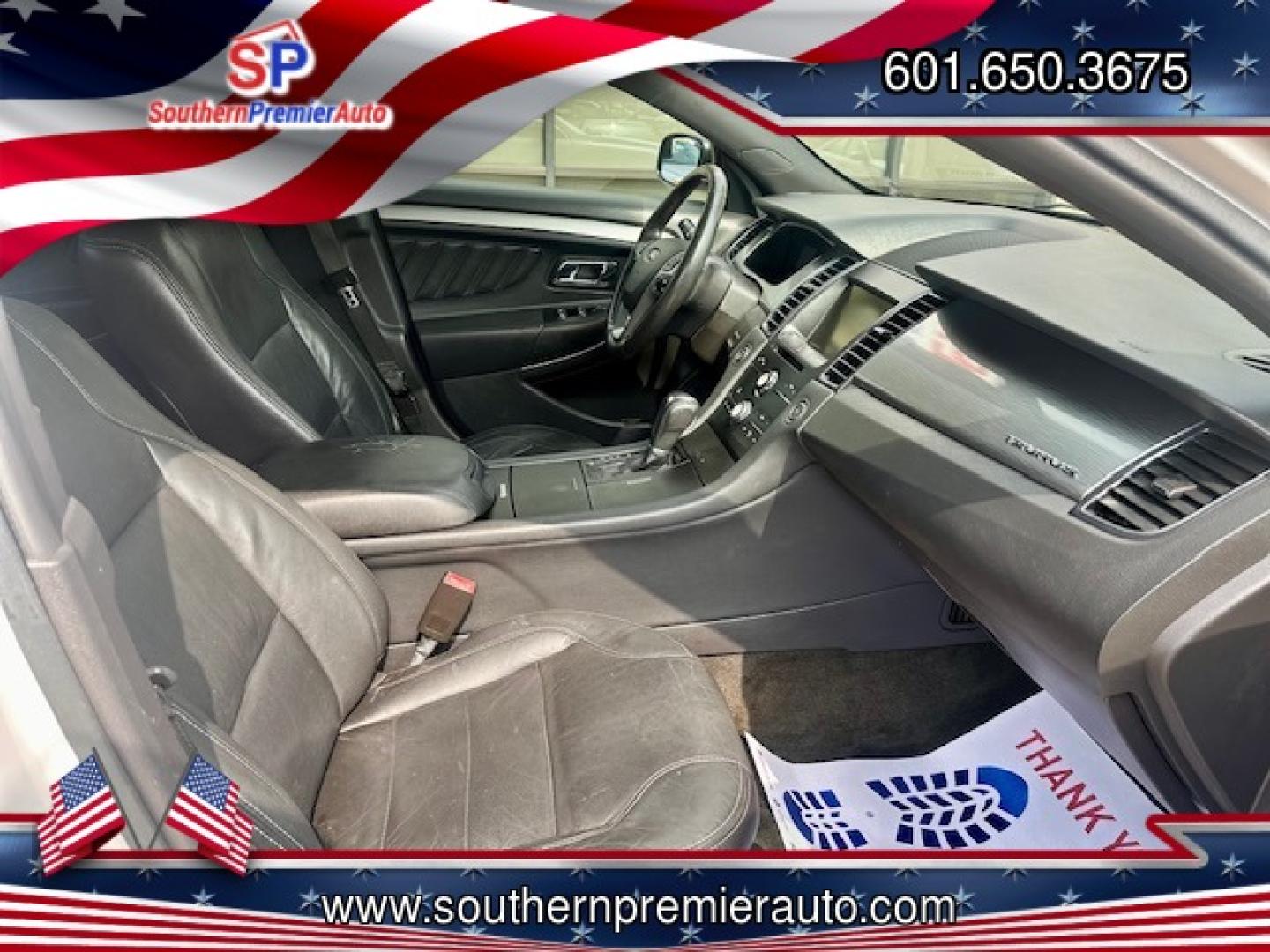 2015 WHITE FORD TAURUS SEL (1FAHP2E86FG) , located at 922 W. Beacon St., Philadelphia, MS, 39350, (601) 650-3675, 32.770447, -89.127151 - Photo#9